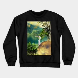The power animal - heron Crewneck Sweatshirt